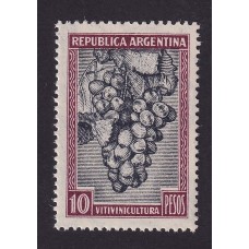 ARGENTINA 1935 GJ 764 ESTAMPILLA NUEVA MINT PAPEL CON RAYADO HORIZONTAL U$ 130